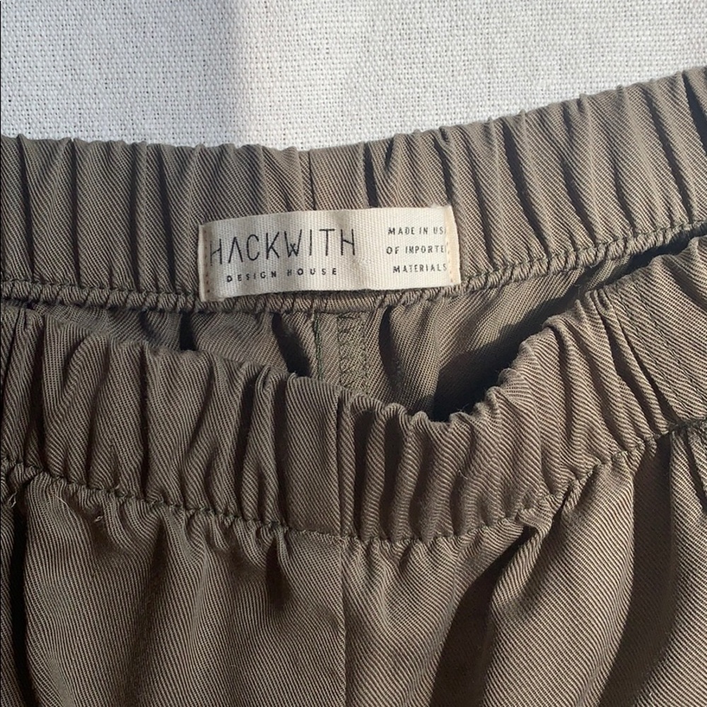 HACKWITH DESIGN HOUSE Wide Leg Gaucho Pant